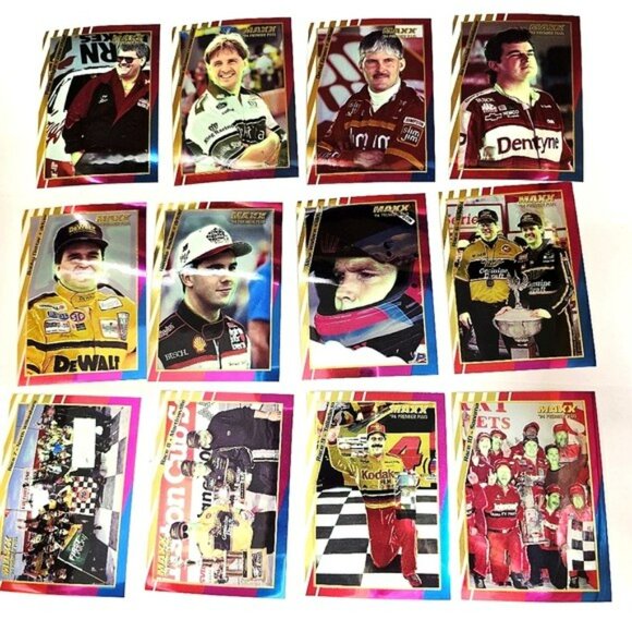 Vintage Nascar Racing Trading Cards '94 Maxx Premier Plus 70+ Card Lot 1994 - Picture 6 of 12